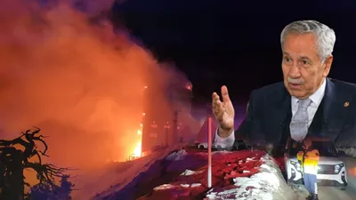 AK Partili Arınç yangın faciasında faturayı kesti: ''Sorumlu Turizm Bakanlığı''