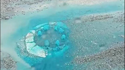 Yalova'da tedirgin eden olay: Rögardan taşan mavi suyun sırrı çözüldü