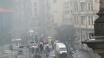Beyoğlu'nda restoranda yangın paniği