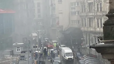 Beyoğlu'nda restoranda yangın paniği