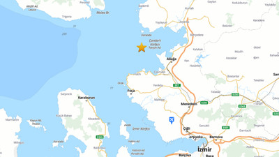 İzmir açıklarında korkutan deprem