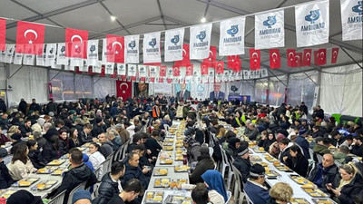 Bandırma'da yüzlerce vatandaş iftar sofrasında buluştu