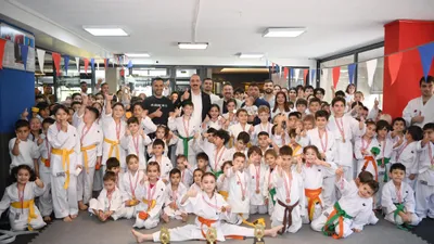 Konyaaltı Belediye Başkanı Kotan, geleceğin sporcularıyla buluştu