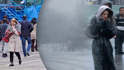 Dün yaz, bugün kış... İstanbul'da hava buz kesti, kar yağışı başladı