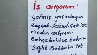 Türkiye'yi kahreden iş ilanı... İstanbul'da bir direkte asılı duruyor!