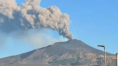 Etna Yanardağı yine coştu