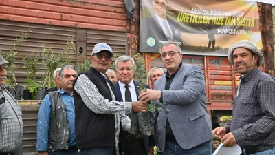 Manisa Büyükşehir Yangın Afetlerinin İzlerini Siliyor, Çiftçinin Yüzü Gülüyor