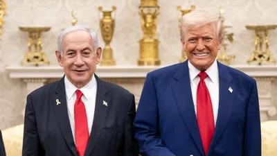 Trump, Netanyahu yanındayken Erdoğan'a övgüler dizdi