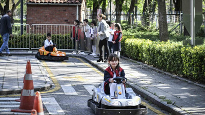 Başkentli minikler trafiği eğlenerek öğreniyor
