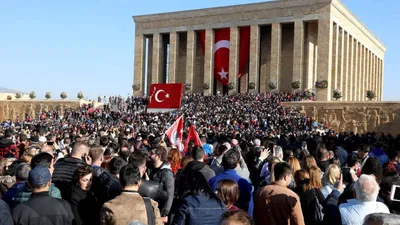23 Nisan'da Anıtkabir'i ziyaret edenkişi sayısı belli oldu