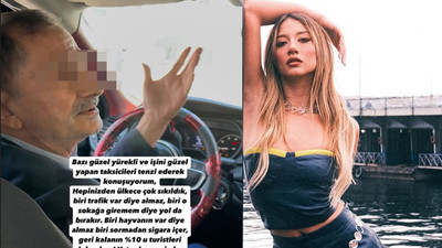 Köpeğiyle bindiği taksiciyle tartışan Aleyna Kalaycıoğlu karakolluk oldu
