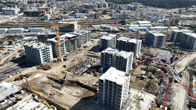Asrın felaketinin yıktığı Hatay'daki kalıcı konutların son hali görüntülendi