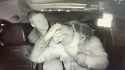 Boksör, taksiciye kabusu yaşattı! Dehşet anları kamerada