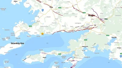 Muğla’da 4.1 büyüklüğünde deprem