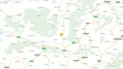 Kütahya Simav'da bir deprem daha