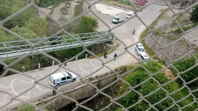 Dilenci ile zabıta arasında film gibi kovalamaca kamerada