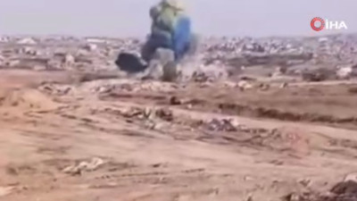 İsrail askerleri bebeğin cinsiyet partisi için Gazze'de bir binayı hava uçurdu