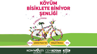 Konyaaltı'nın köylerinde bisiklet sürecekler