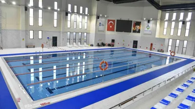 Başkent Ankara'da Sincan Atatürk Yüzme Havuzu ve Spor Kompleksi misafirlerini bekliyor
