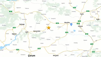 Amasya'da 3 dakika arayla peş peşe depremler!