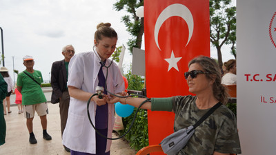 Konyaaltı'nda sağlık taraması yapıldı