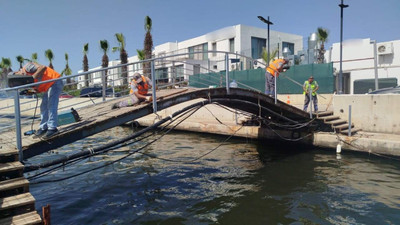 Bodrum'un köprülerinde genel bakım, onarım ve yenileme çalışmaları devam ediyor
