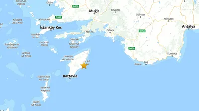 Marmaris açıklarında 3.9 büyüklüğünde deprem