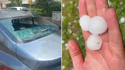 Bir ilimizi dolu vurdu; çok sayıda araç hasar gördü