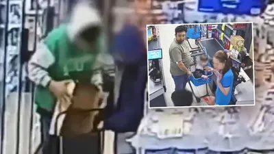 Çocuk değil şehir eşkiyası! Pazar arabasıyla market soygunu kamerada
