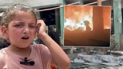 Alevler içerisinde yürüyen 5 yaşındaki çocuk o anları anlattı