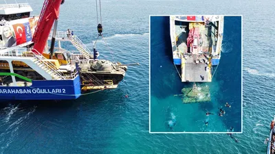 Türkiye'nin cennet köşelerinden Saros Körfezi'ne tank batırıldı