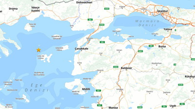 Çanakkale açıklarında 4.6 büyüklüğünde deprem