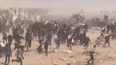 İsrail ordusu Gazze'de yardım bekleyen sivillere ölüm yağdırdı!