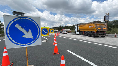TEM'de günlerce sürecek çalışma başlıyor: İstanbul yolu tek şeride düşecek!