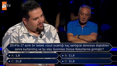 Kim Milyoner Olmak İster yarışmacısı hem itirafı hem de kararıylaherkesi şaşırttı