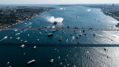 253 şehit anısına 253 tekne boğazdan geçti