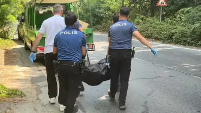 Ormanda başına çöp poşeti geçirilip bantlanmış bir ceset bulundu