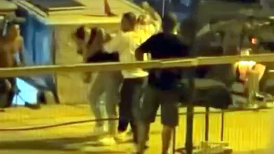 İstanbul'da dehşet anları: Kadına defalarca yumruk attı