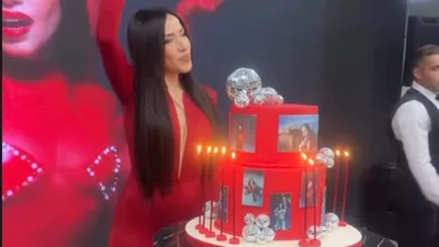 Burcu Güneş'in 50. yaş kutlaması olay oldu