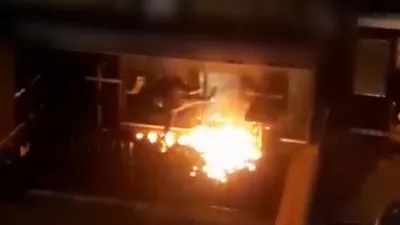 Şiddet gören kadını kurtaran esnafın dükkanı kundaklandı