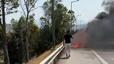 18 milyon TL'lik elektrikli araç seyir halinde yandı, kapılar kitli kaldı, sürücüsü ölümden döndü!