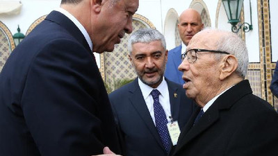 Cumhurbaşkanı Erdoğan Tunus'ta