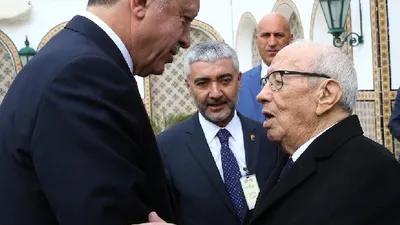 Cumhurbaşkanı Erdoğan Tunus'ta