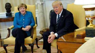 Trump'tan geç gelen Merkel açıklaması