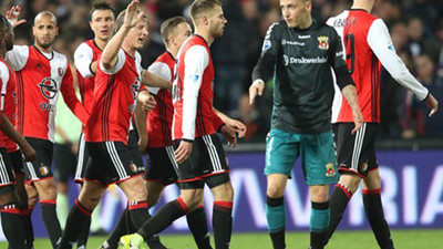 Hollanda Ligi'nde gol yağmuru ! Baştan sona gol atılar...