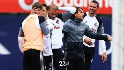 Beşiktaş antrenmanında gerginlik