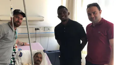 Eto’o’dan anlamlı ziyaret !
