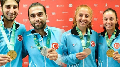 Teniste 2 altın 2 gümüş madalya geldi