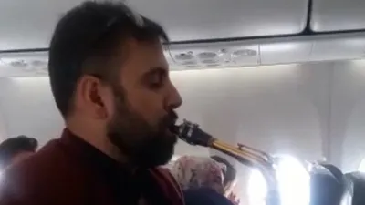 Yüksekova uçağında konser keyfi !