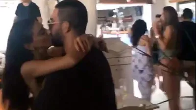 Arda Turan fena yakalandı ! Dudak dudağa...